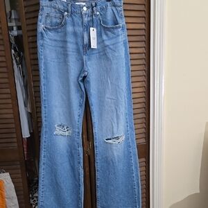 Forever 21 Classic Blue Distressed Women's Jeans